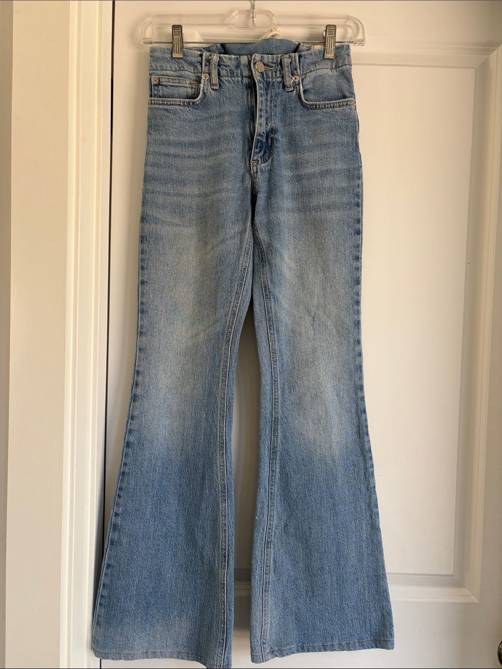 BDG Light Blue High-Rise Flare Jeans